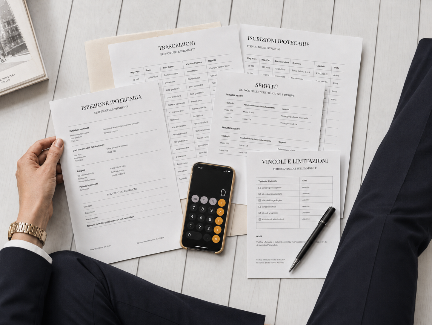 Ispezioni ipotecarie e fascicoli immobiliari