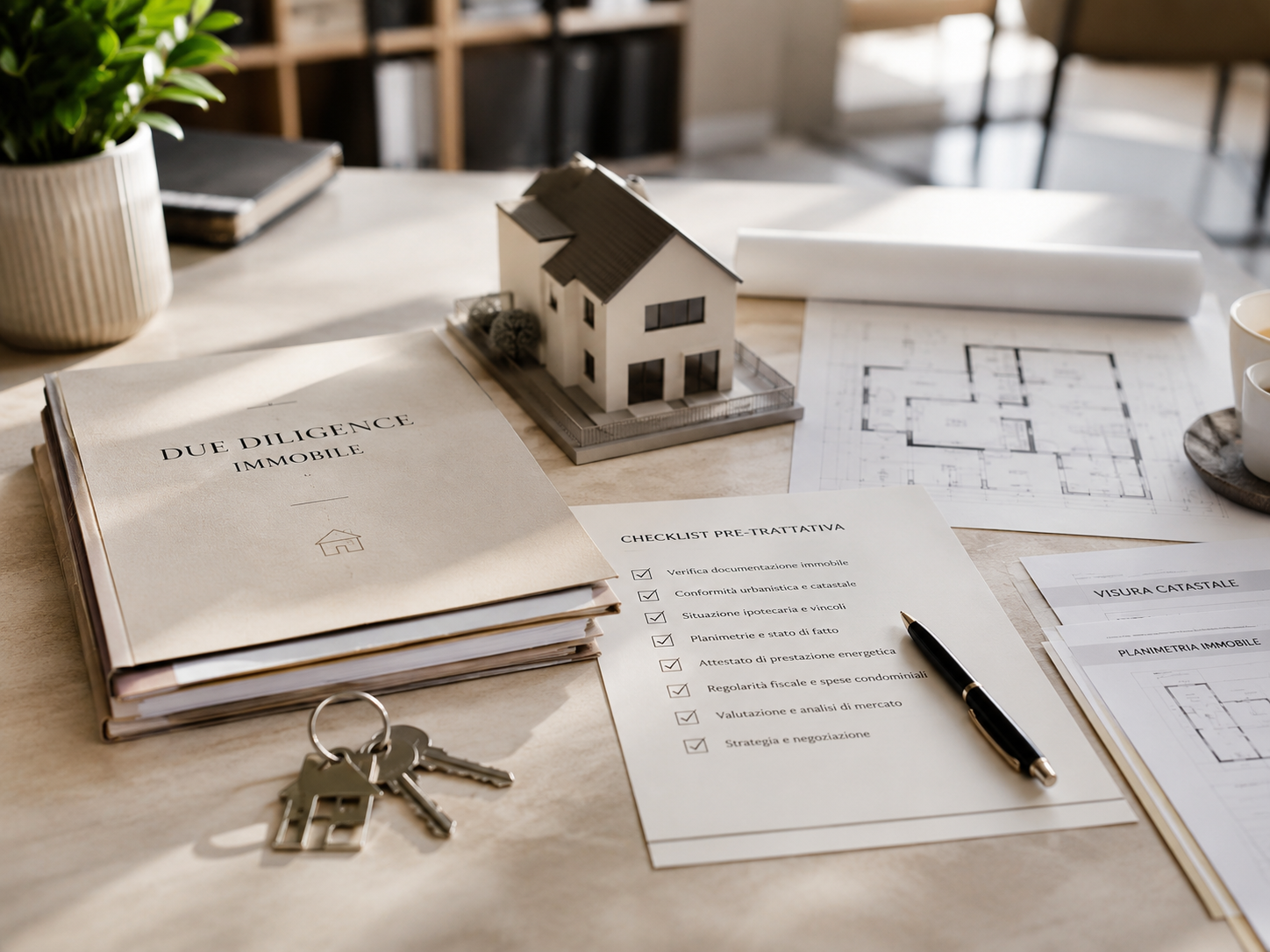 Consulenza immobiliare con proprietari e documenti